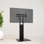 Tooq Support Sol pour Écran VESA 32"-85", Compatible VESA 200x200 à 600x400, Noir, Charge Maximale 40 kg, Réglable en Hauteur 1115-1415 mm