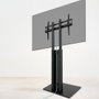 Tooq Support Sol pour Écran VESA 32"-85", Compatible VESA 200x200 à 600x400, Noir, Charge Maximale 40 kg, Réglable en Hauteur 1115-1415 mm
