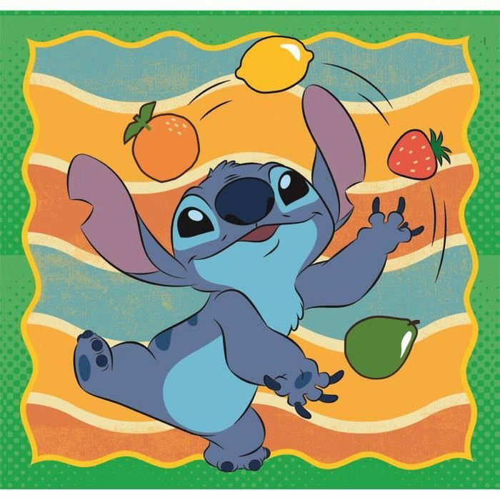 CLEMENTONI Puzzle Stitch Disney 3x48pzs
