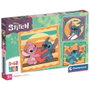 CLEMENTONI Puzzle Stitch Disney 3x48pzs