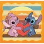 Clementoni - Pack de 3 Puzzles 48 Pièces Stitch - 21x20,5 cm - À Partir de 3 Ans