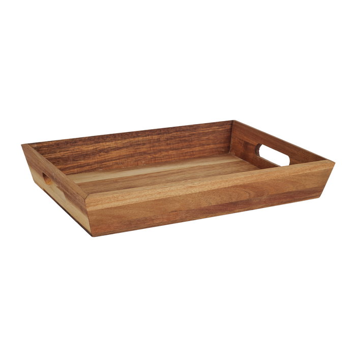 Home Deco Factory Bandeja con asas en acacia 32x23 cm Home Deco Factory Bandeja con asas en acacia 32x23 cm