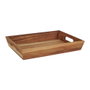 Home Deco Factory Bandeja con asas en acacia 32x23 cm
