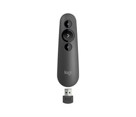 Logitech R500 Télécommande de Présentation Laser sans Fil, Portée 20 m, Compatible USB/Bluetooth, PowerPoint, Keynote, Google Slides