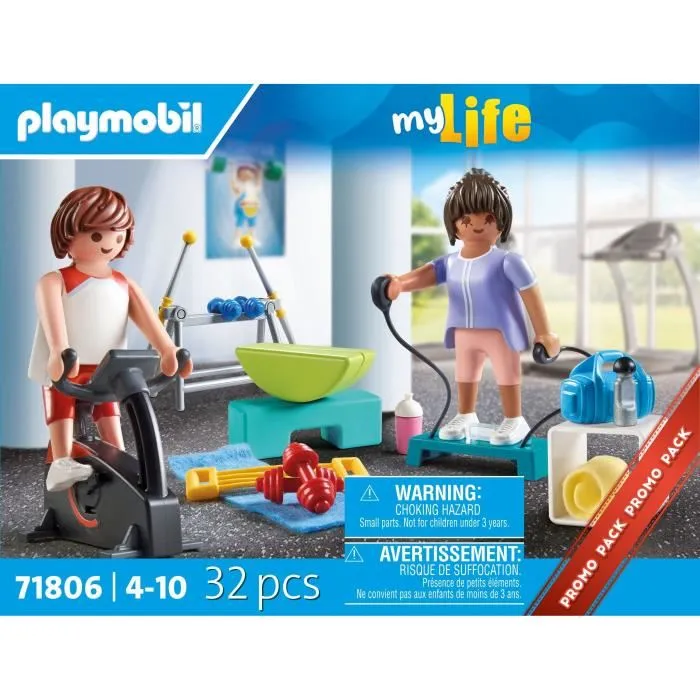 Playmobil Playset d'entraînement fitness multicolore
