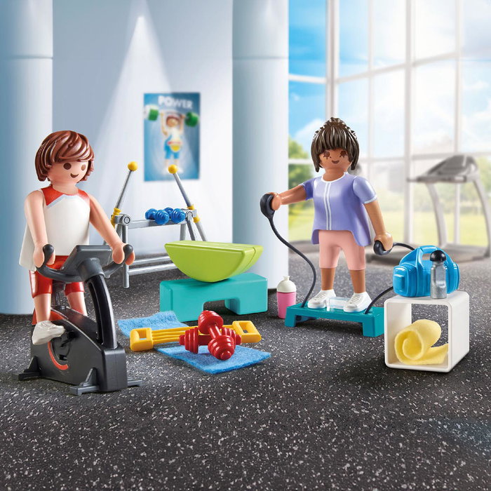 Playmobil Playset d'entraînement fitness multicolore