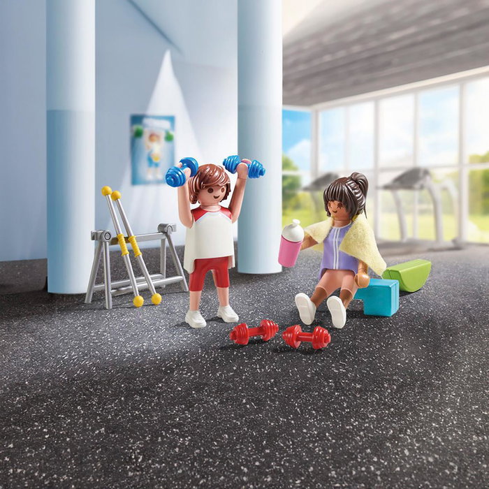 Playmobil Playset d'entraînement fitness multicolore