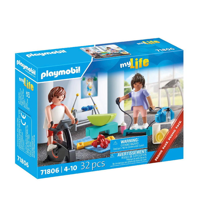 Playmobil Playset d'entraînement fitness multicolore