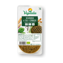 Vegetalia Hamburguesa de Tofu y Espinacas Bio (2x80g)