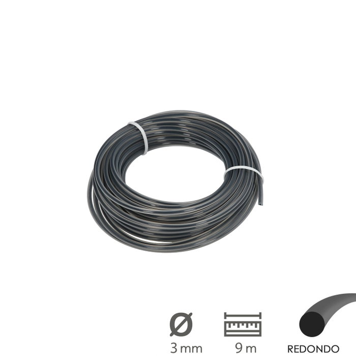 WOLFPACK LINEA PROFESIONAL Fil Nylon Redondo Profesional 3,0mm (9m)