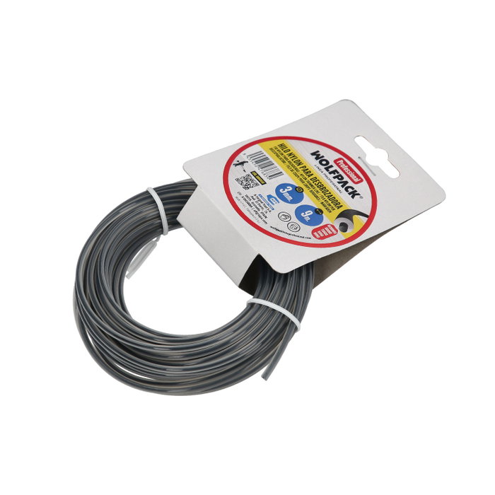 WOLFPACK LINEA PROFESIONAL Fil Nylon Redondo Profesional 3,0mm (9m)