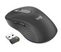 Logitech Signature M650 L - Souris sans fil ergonomique pour professionnels, taille large, Bluetooth / Logi Bolt, boutons personnalisables, Silent Touch, jusqu'à 24 mois d'autonomie