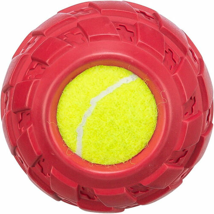 Boule pour animaux de compagnie Trixie Jaune Rouge Caoutchouc Ø 7,5 cm Boule pour animaux de compagnie Trixie Jaune Rouge Caoutchouc Ø 7,5 cm