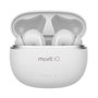 Muvit Auriculares Io G60 True Wireless Bluetooth 5.3 ANC ENC Blanc - Écouteurs sans fil avec réduction de bruit active et autonomie 30h