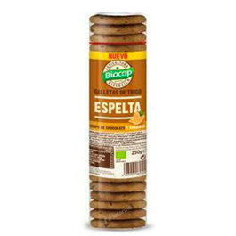 BIOCOP Galettes de Petit Épeautre Chips Chocolat Orange BIO 250g