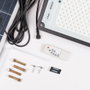 Projecteur LED solaire Spot 300W Blanc Froid avec panneau solaire et batterie