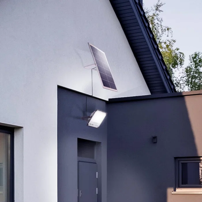 Projecteur LED Solaire 300W avec Panneau Solaire et Batterie Intégrée [WR-MTX-300W-CW]