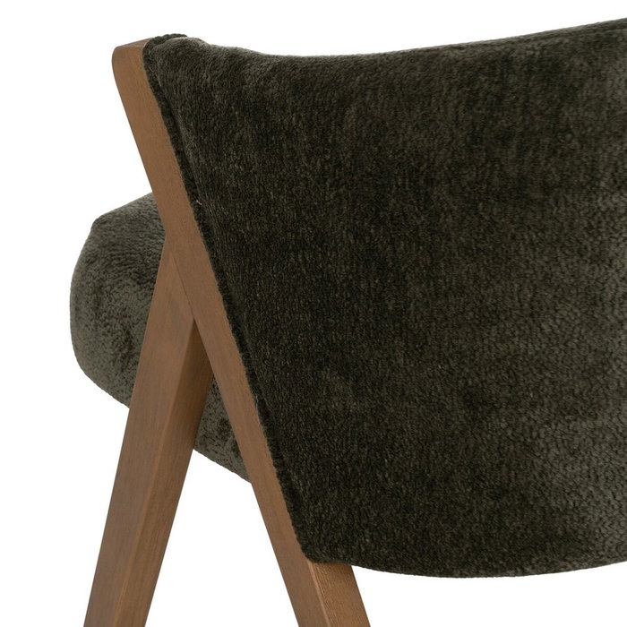 BigBuy Home Chaise de Salle à Manger Polyester Bois Foam BigBuy Home Chaise de Salle à Manger Polyester Bois Foam