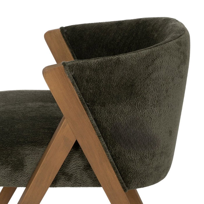 BigBuy Home Chaise de Salle à Manger Polyester Bois Foam BigBuy Home Chaise de Salle à Manger Polyester Bois Foam