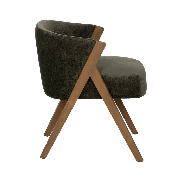 BigBuy Home Chaise de Salle à Manger Polyester Bois Foam BigBuy Home Chaise de Salle à Manger Polyester Bois Foam