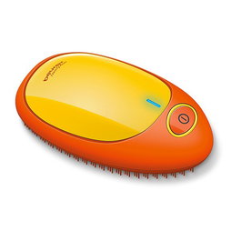Beurer HT-10 - Cepillon ionique démêlant pour cheveux, portable, technologie ions pour cheveux brillants et doux