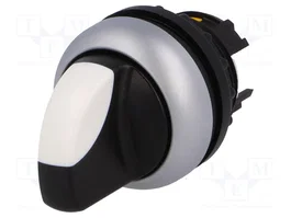 EATON ELECTRIC Commutateur rotatif RMQ-Titan 22mm blanc-noir 2 positions