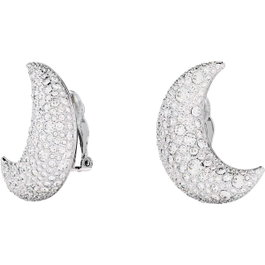 Swarovski Boucles d'oreilles Sublima en acier inoxydable gris