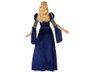 BigBuy Carnival Déguisement Dame Médiévale Bleu XS-S