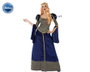BigBuy Carnival Déguisement Dame Médiévale Bleu XS-S