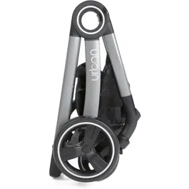 Chicco Poussette Urban Pro Grey Mist - Nacelle Réversible Dès la Naissance, Pliage Compact, Panier Large avec Accessoires Inclus (Couvre-Jambes, Kit Confort)
