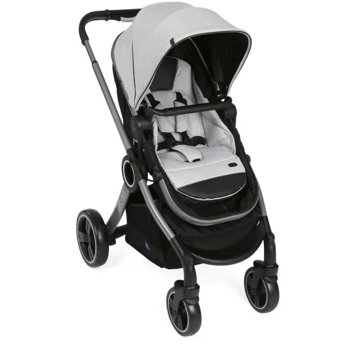 Chicco Poussette Urban Pro Grey Mist - Nacelle Réversible Dès la Naissance, Pliage Compact, Panier Large avec Accessoires Inclus (Couvre-Jambes, Kit Confort) Chicco Poussette Urban Pro Grey Mist - Nacelle Réversible Dès la Naissance, Pliage Compact, Panier Large avec Accessoires Inclus (Couvre-Jambes, Kit Confort)