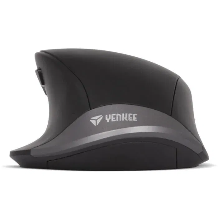 Yenkee YMS 2075 - Souris ergonomique sans fil 2.4 GHz, 6 boutons, 2400 DPI, silencieuse, pour bureau et prévention du syndrome du canal carpien Yenkee YMS 2075 - Souris ergonomique sans fil 2.4 GHz, 6 boutons, 2400 DPI, silencieuse, pour bureau et prévention du syndrome du canal carpien