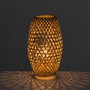 BigBuy Home Lampe de bureau Naturel Métal et Bambou