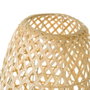 BigBuy Home Lampe de bureau Naturel Métal et Bambou