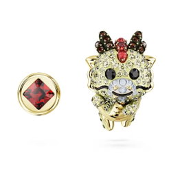 Swarovski Boucles d'oreilles dorées CHINESE ZODIAC:PE JONQ/GOS