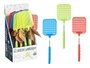 Ibergarden Matamoscas Télescopique 72 cm, 3 Couleurs Aléatoires (Bleu, Rouge, Jaune) en Plastique (Set de 24)