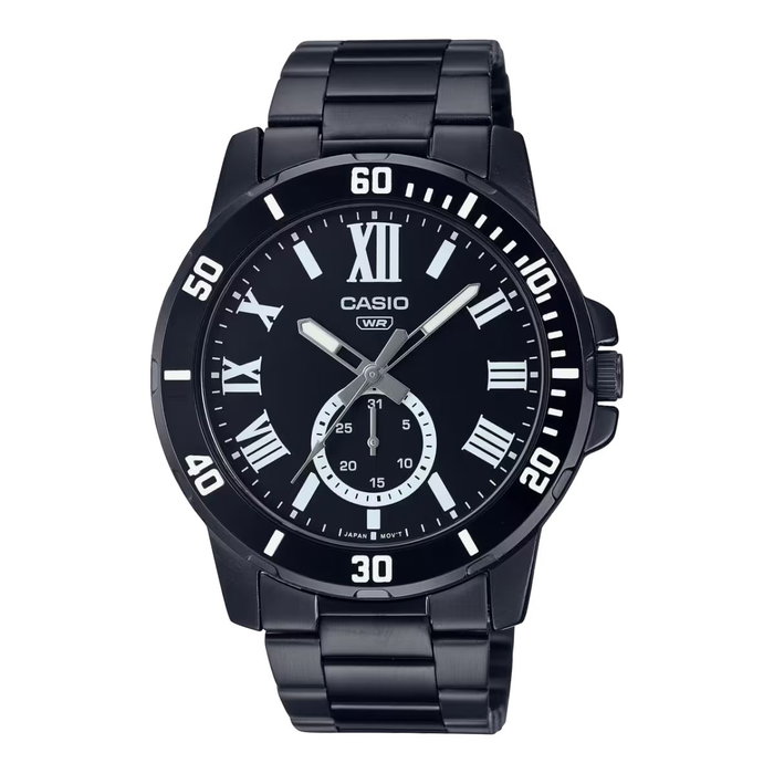 Casio MTP-VD200B-1BUDF Montre Analogique Homme Noir Casio MTP-VD200B-1BUDF Montre Analogique Homme Noir