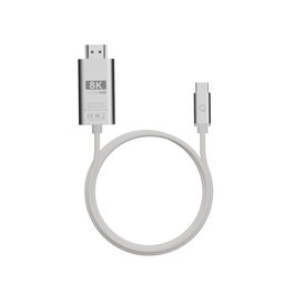 Câble USB Linq Byelements LQCCH200 Gris 2 m