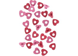 Innspiro Set de 30 œillets cœur couleurs assorties 10mm