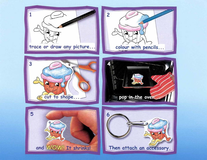 Innspiro Kit Plástico Mágico 3 en 1 avec 3 thèmes et 33 accessoires