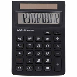 MAUL ECO 650 Calculatrice de bureau 12 chiffres Noir