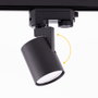 Lumiastra Projecteur sur rail triphasé 1xGU10 noir