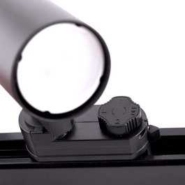 Lumiastra Projecteur Piste Triphasée 1xGU10 Noir