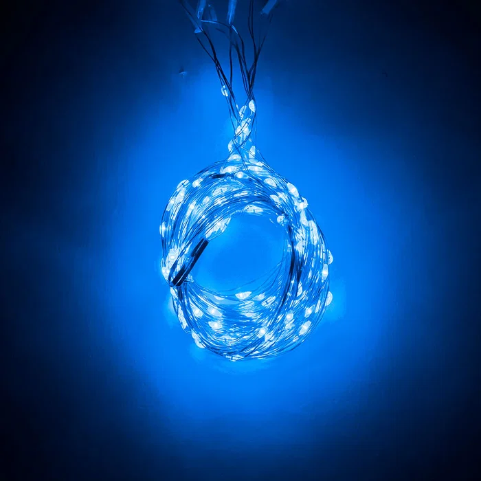Guirlande LED Intérieur 3x1M Bleu