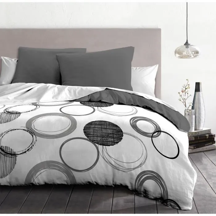Home Linge Passion HOM3701393708296 Ensemble couette microfibre gris clair 240x260 cm + 2 taies 63x63 cm Home Linge Passion HOM3701393708296 Ensemble couette microfibre gris clair 240x260 cm + 2 taies 63x63 cm
