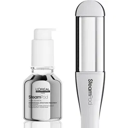 L'Oreal Professionnel SteamPod 4 - Lisseur-boucleur vapeur professionnel avec soin lissant concentré - 3 températures - Protection jusqu'à 230°C