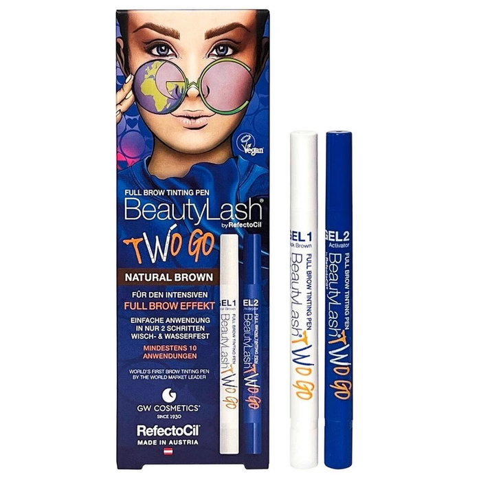 Refectocil BeautyLash Two Go Teinture pour Sourcils Brun naturel