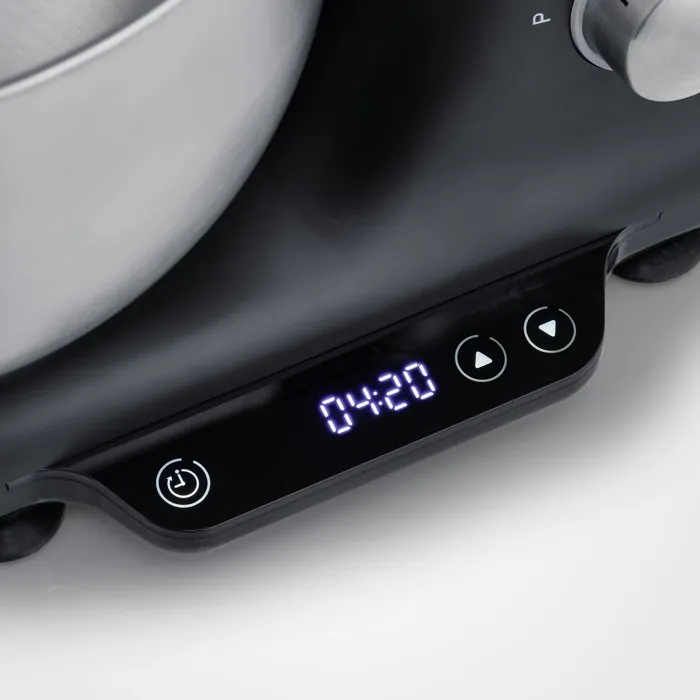 Severin Robot pâtissier KM3898 Noir mat avec balance intégrée Severin Robot pâtissier KM3898 Noir mat avec balance intégrée