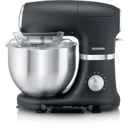 Severin Robot pâtissier KM3898 Noir mat avec balance intégrée