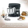 Severin Robot pâtissier KM3898 Noir mat avec balance intégrée